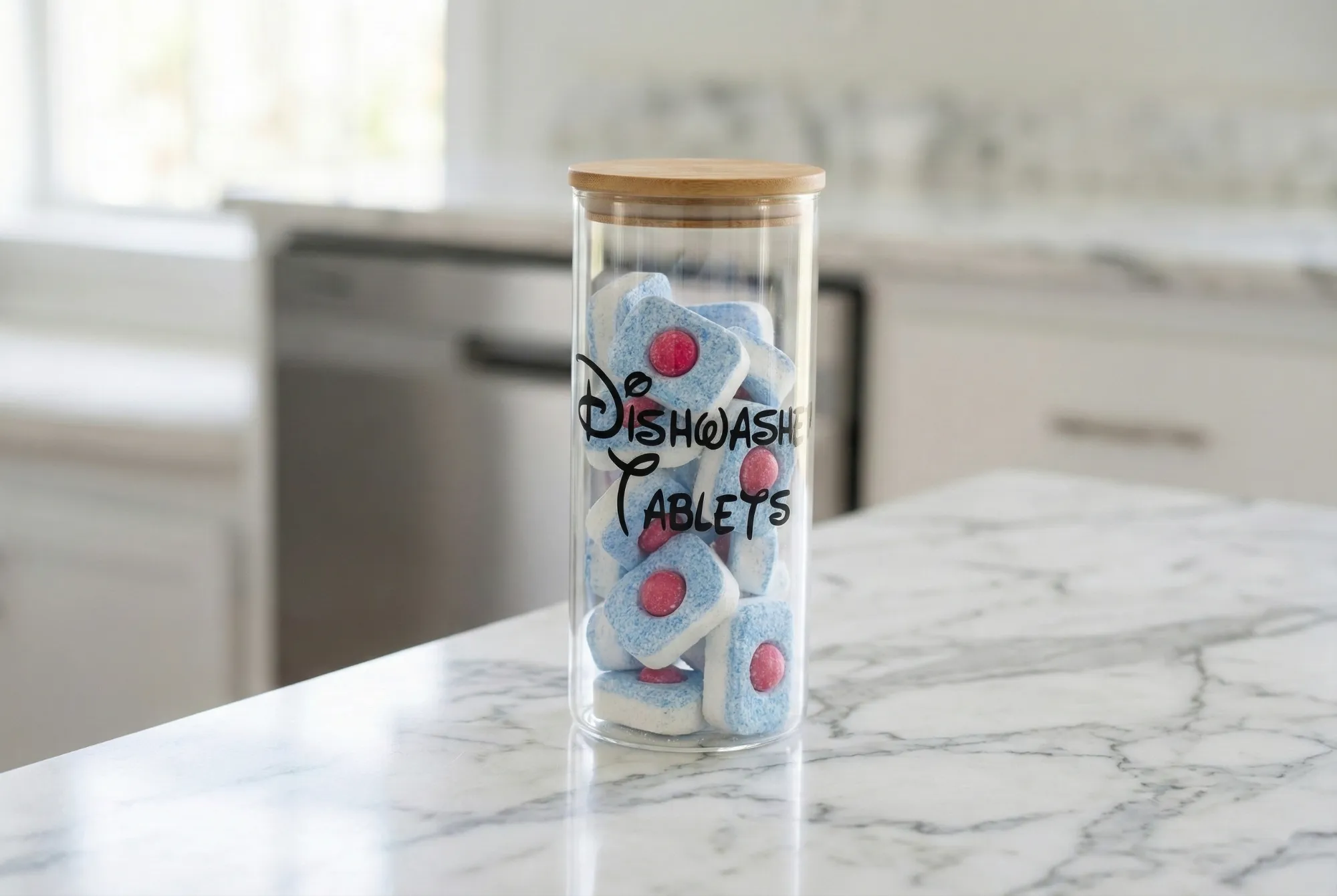 Dishwasher Tablets Jar